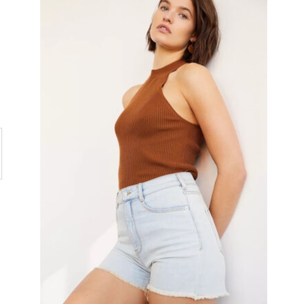 Anthropologie Pilcro Ultra High Rise Denim Shorts